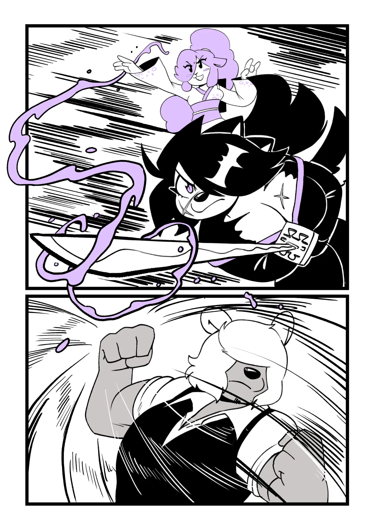 Hachimitsu: Blade for Hire: Chapter 11 - Dark Side Rhythm page 6 full