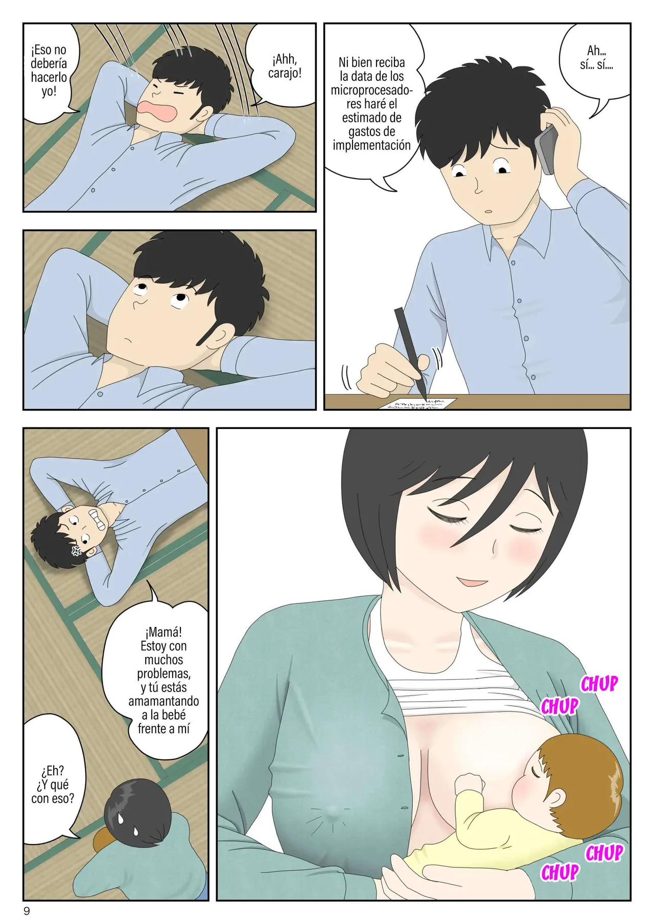 Onaneta Kaa-san Bessekaisen 8｜Mamá es Mi Material de Masturbación 8 page 10 full