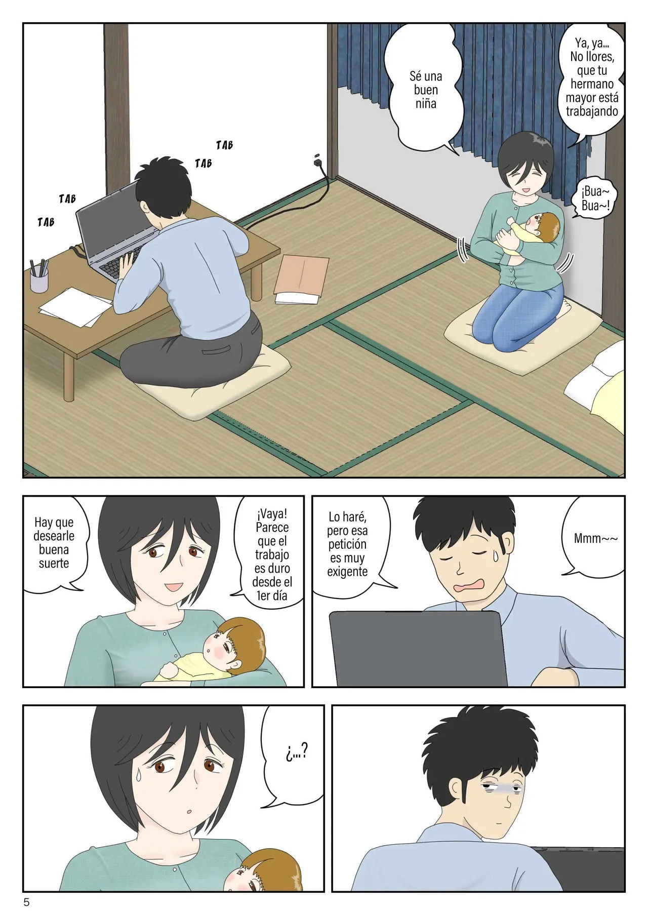 Onaneta Kaa-san Bessekaisen 8｜Mamá es Mi Material de Masturbación 8 page 6 full