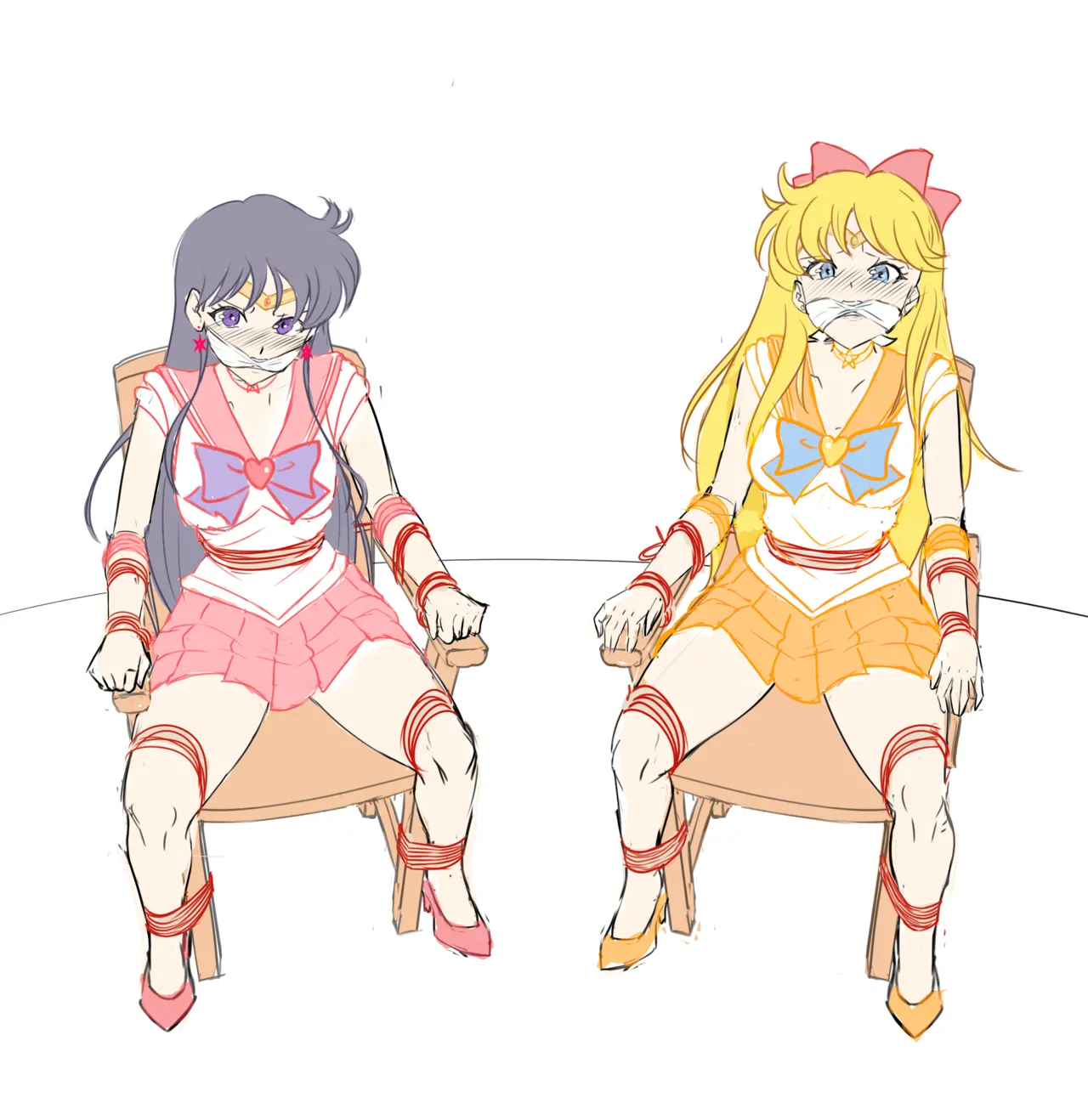 Sailor Venus | Minako Aino X Sailor Mars | Rei Hino page 9 full