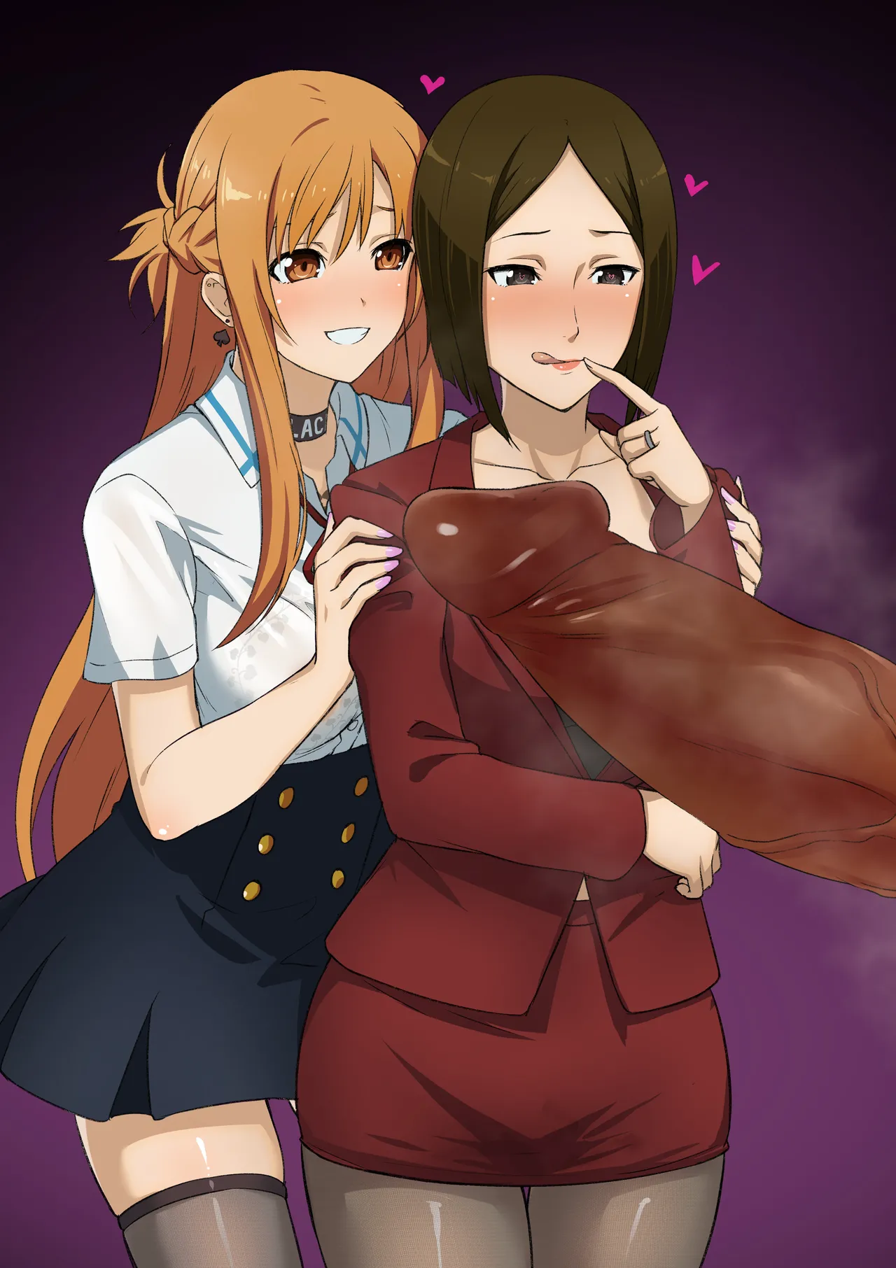 Asuna &amp; Kyouko | Mother and Daughter Blacked Collection page 8 full