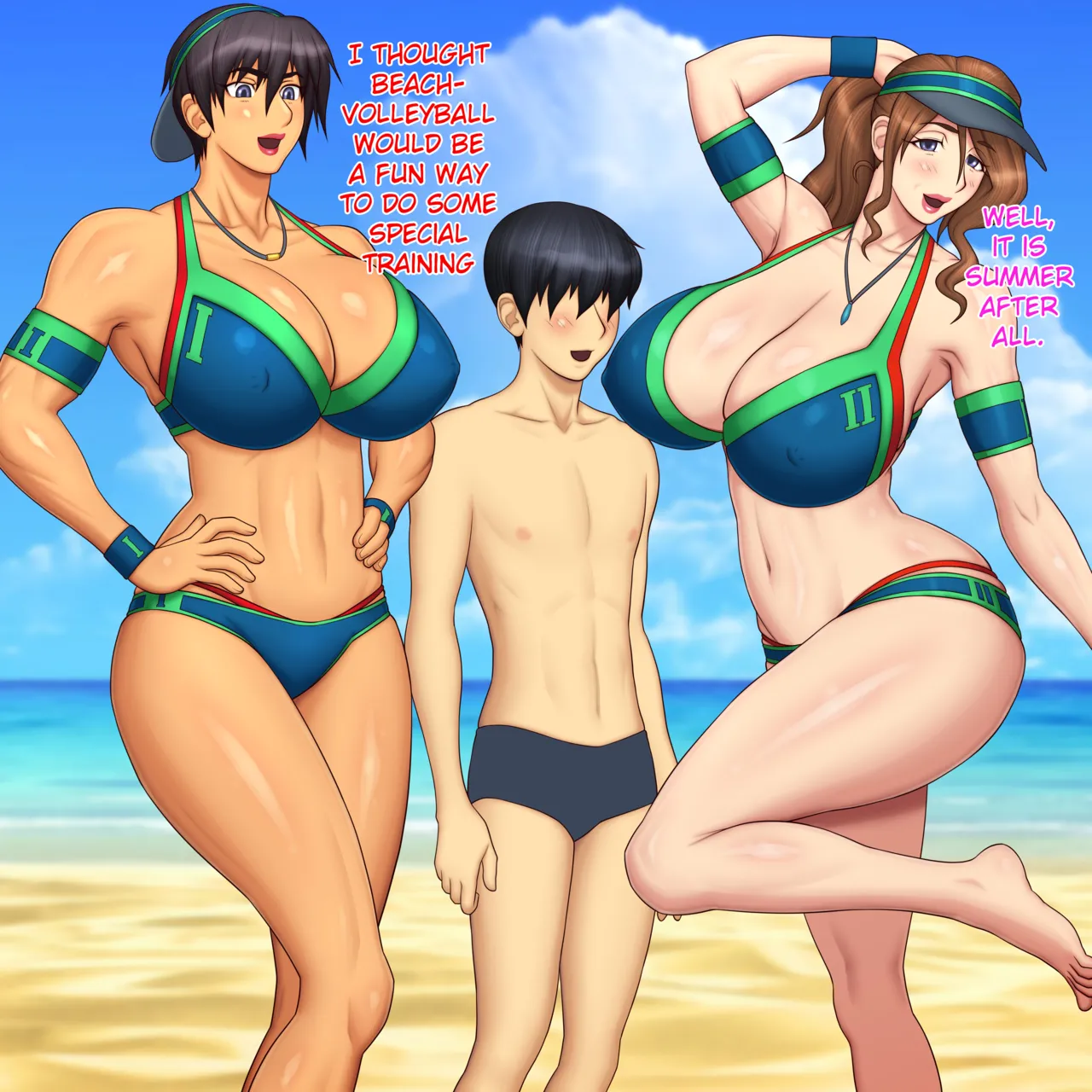 Zoku Jukujo Beach Volleyball page 9 full