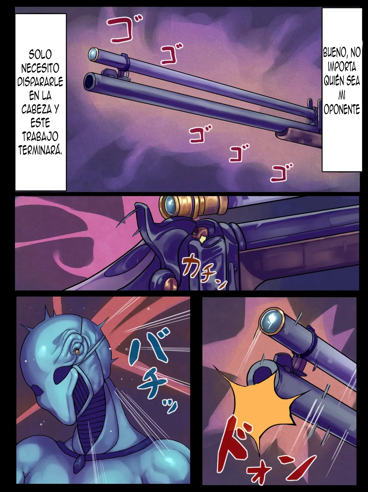 1890 -Chikyuujin no Kodane ga Hoshii Uchuujin VS Shoukin Kasegi- | 1890 -Extraterrestre que Quiere la Semilla de los Terrícolas VS un Cazarrecompensas- page 8 full