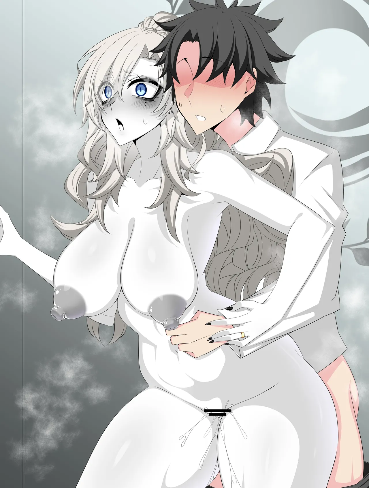 『Kriemhild and Pure Love NTR Cheating Erotica: Secretly Frustrated Mating in the Hallway♥』-Limited Exposure Edition Various Variants- page 10 full