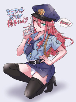 女装ミニスカポリス