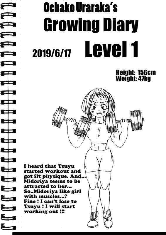 Ochako Uraraka's growing diaries page 1 full