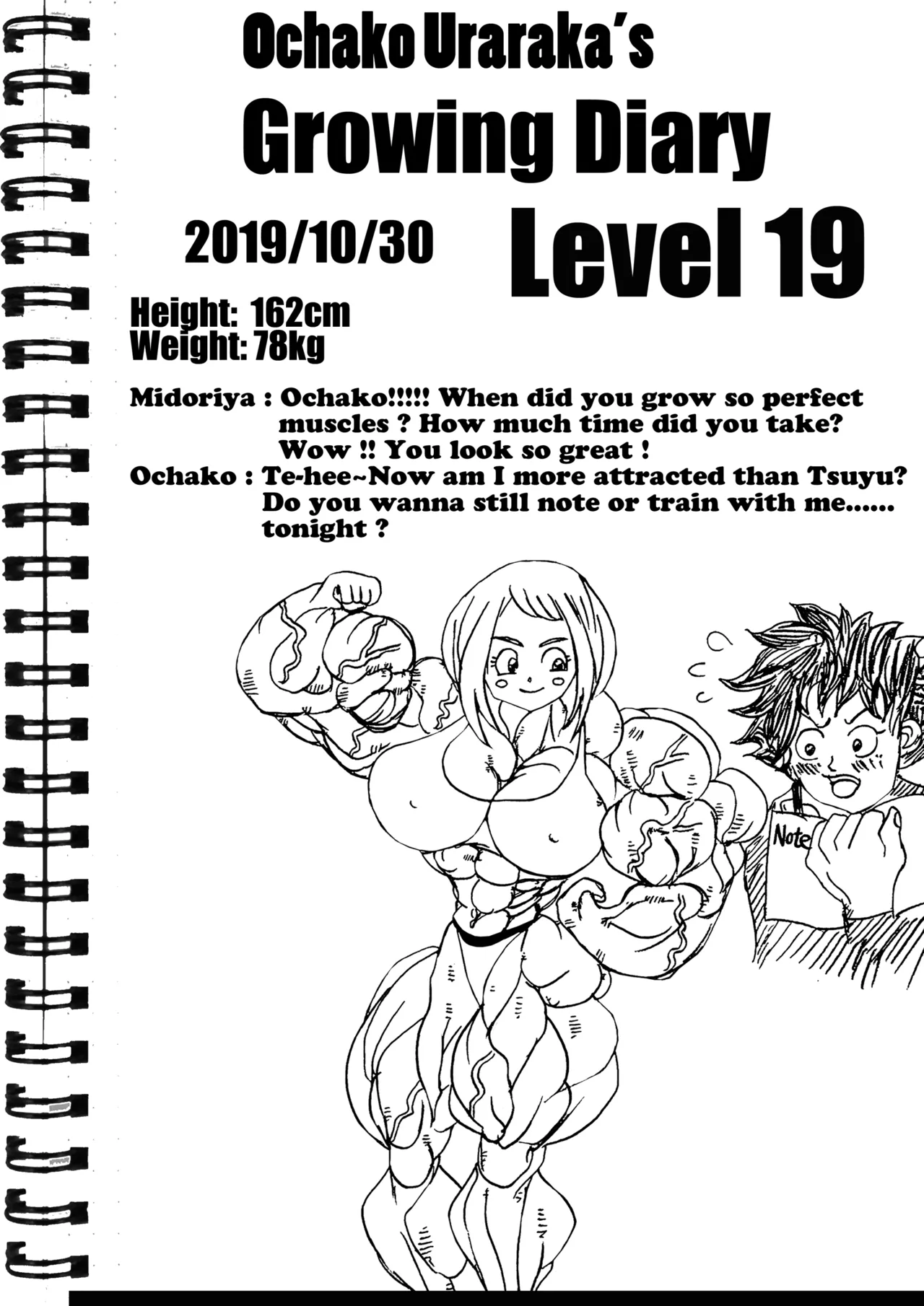 Ochako Uraraka's growing diaries page 10 full