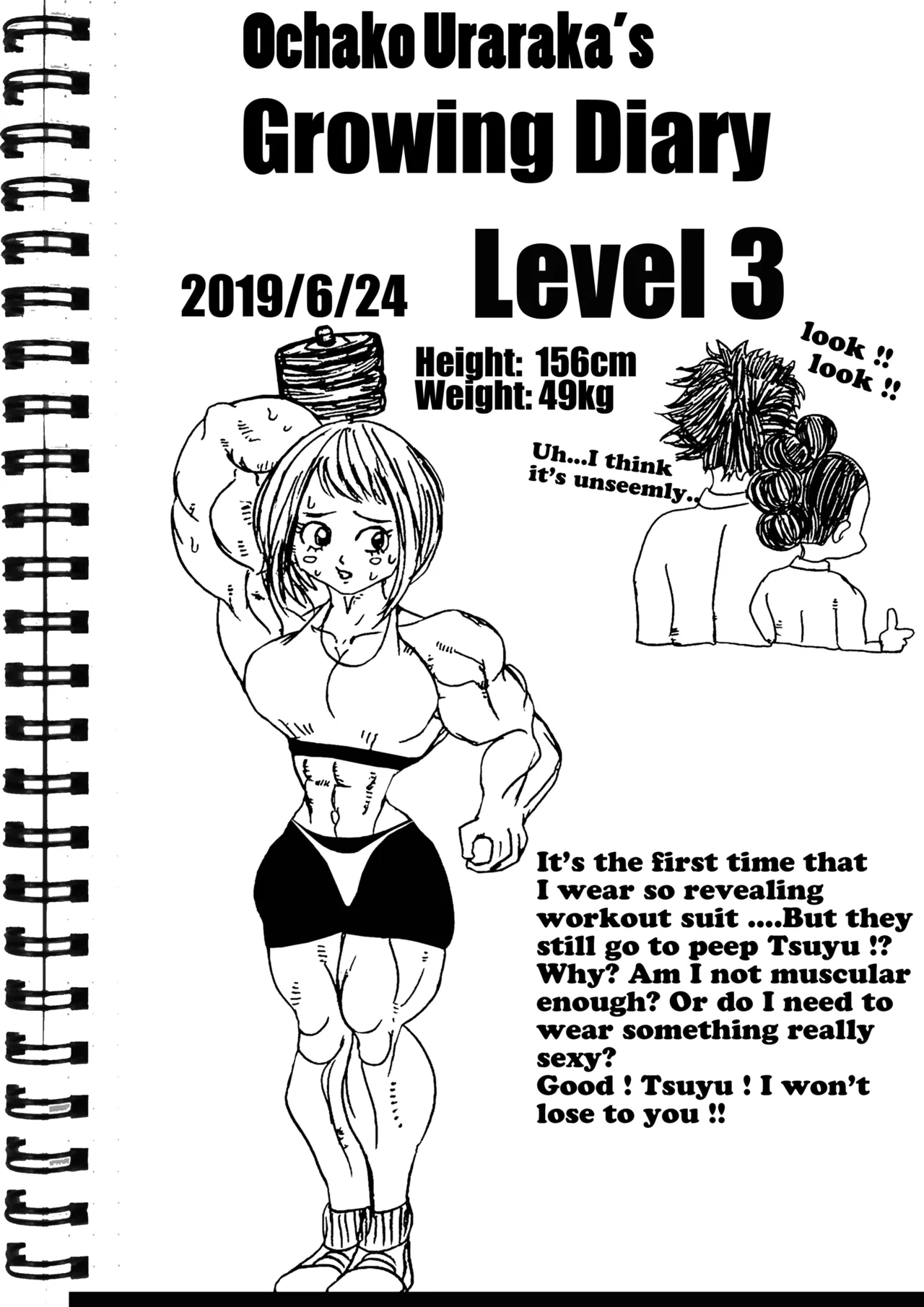Ochako Uraraka's growing diaries page 2 full