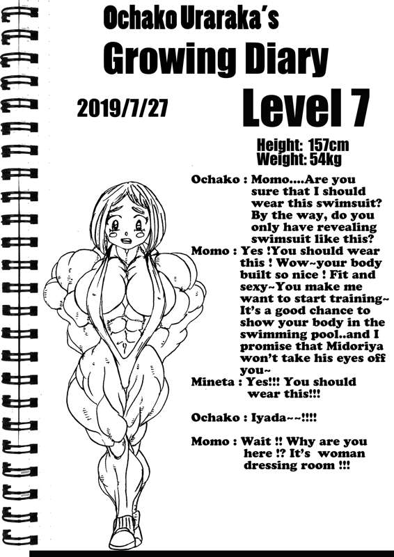 Ochako Uraraka's growing diaries page 4 full