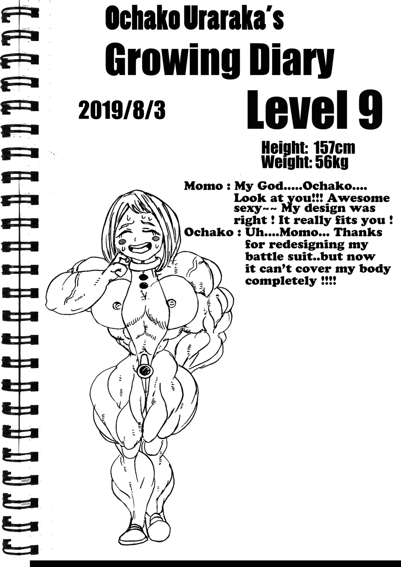 Ochako Uraraka's growing diaries page 5 full