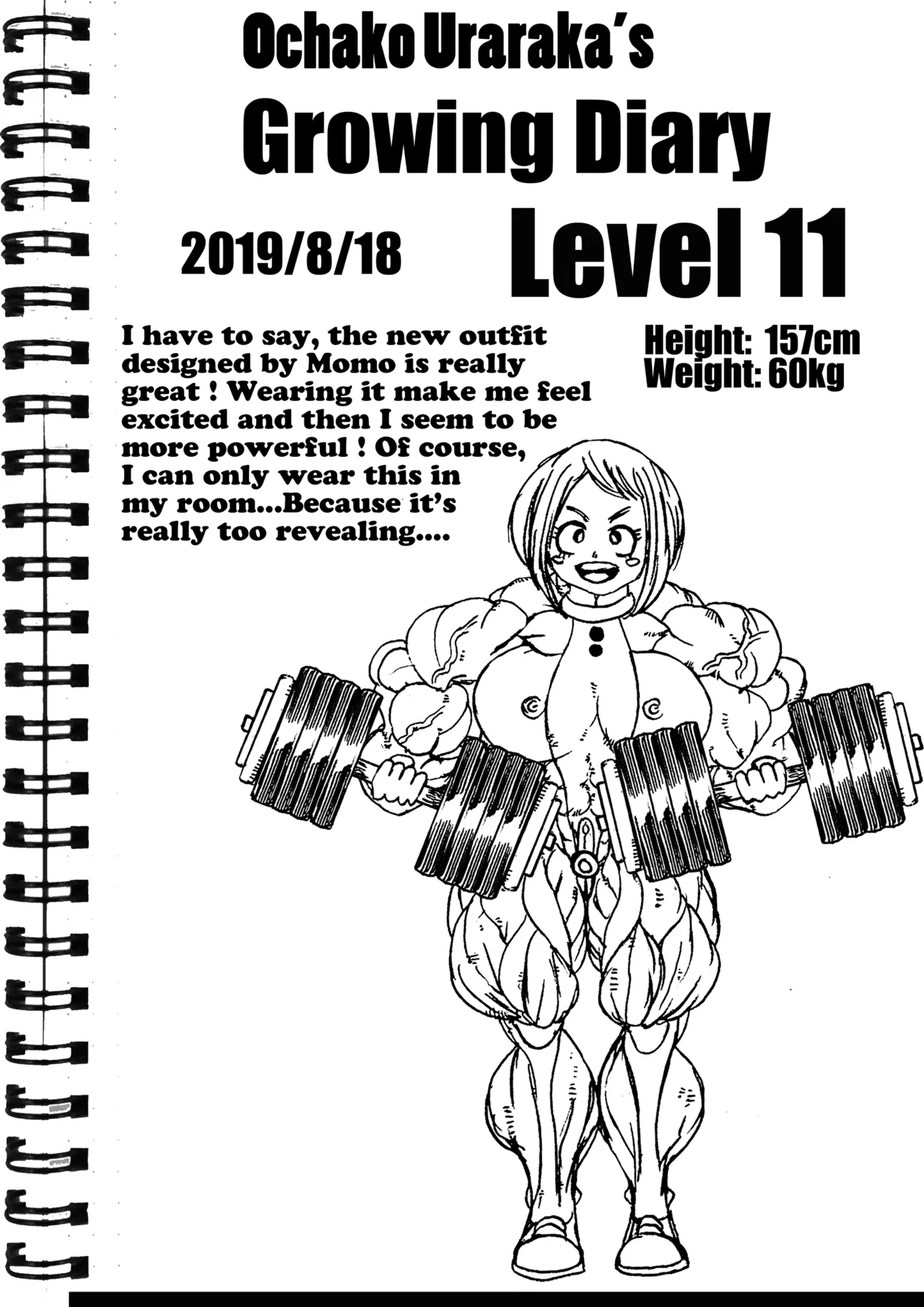 Ochako Uraraka's growing diaries page 6 full