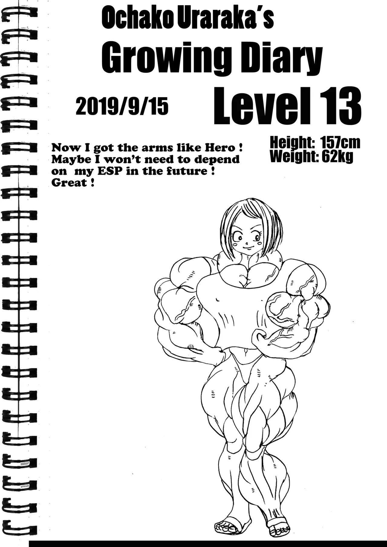 Ochako Uraraka's growing diaries page 7 full