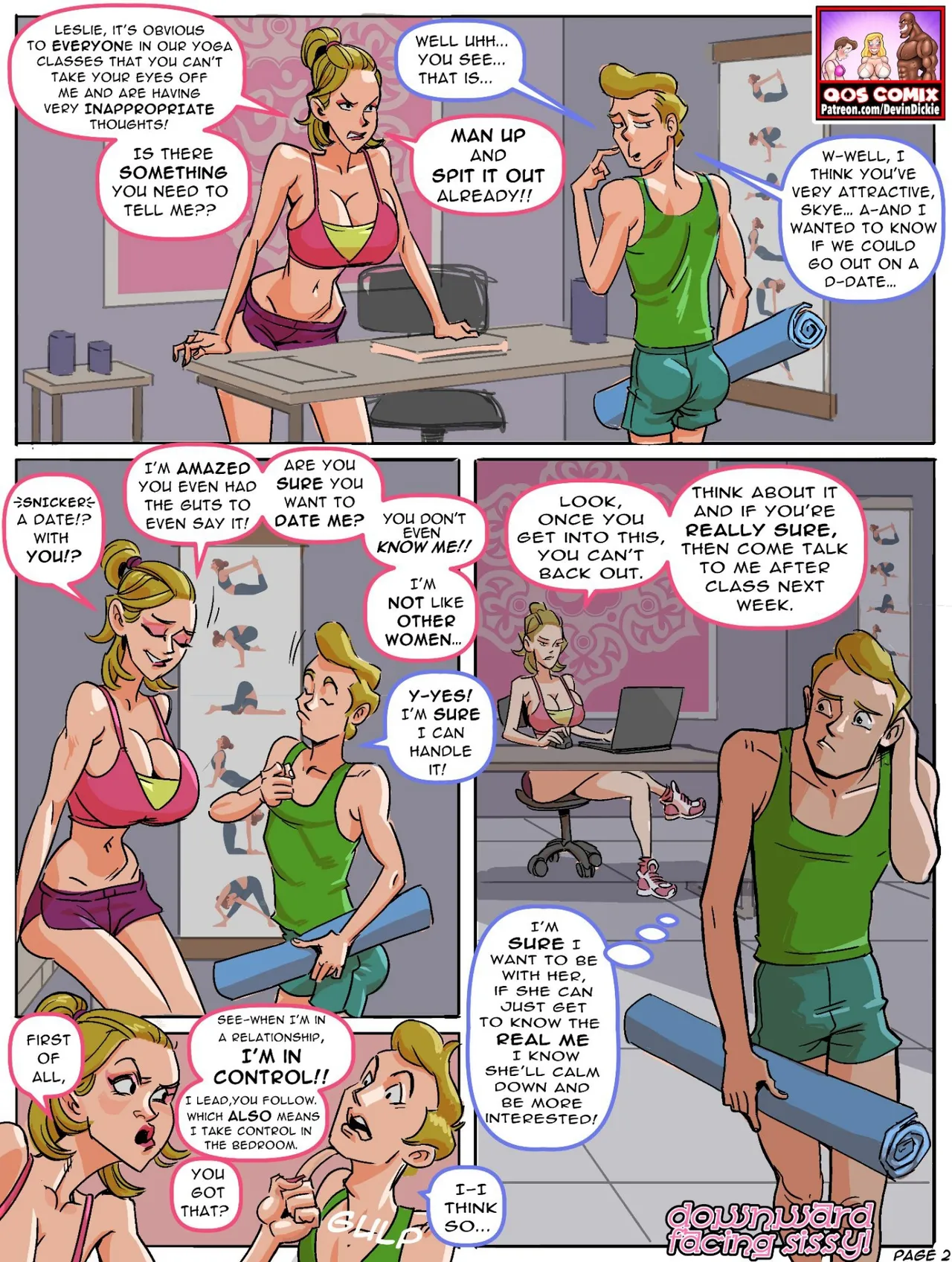 Devin Dickie - Downward Facing Sissy page 3 full