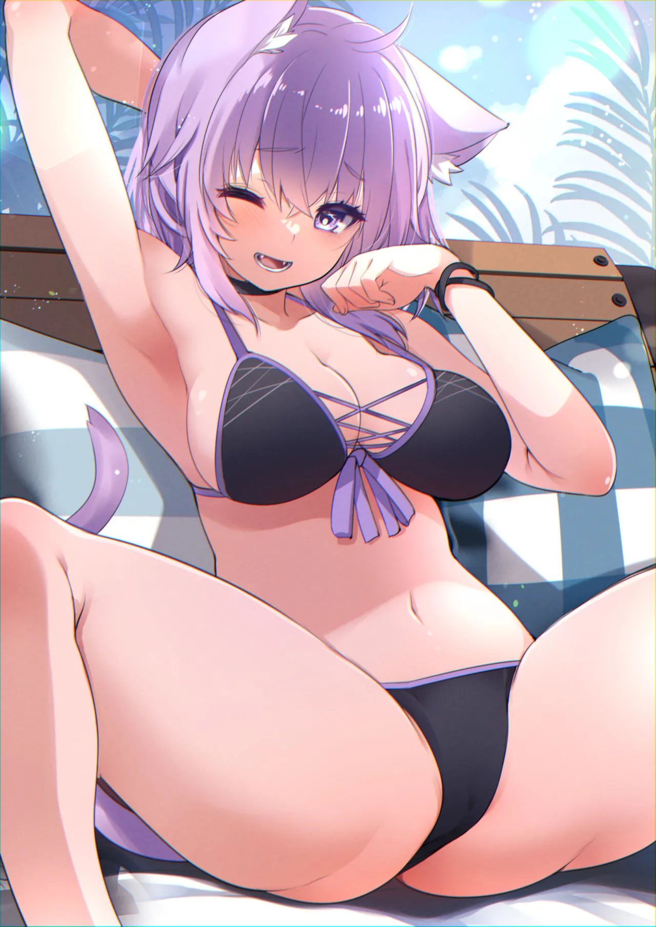 猫〇おかゆ【水着でお仕置えっち】 page 7 full