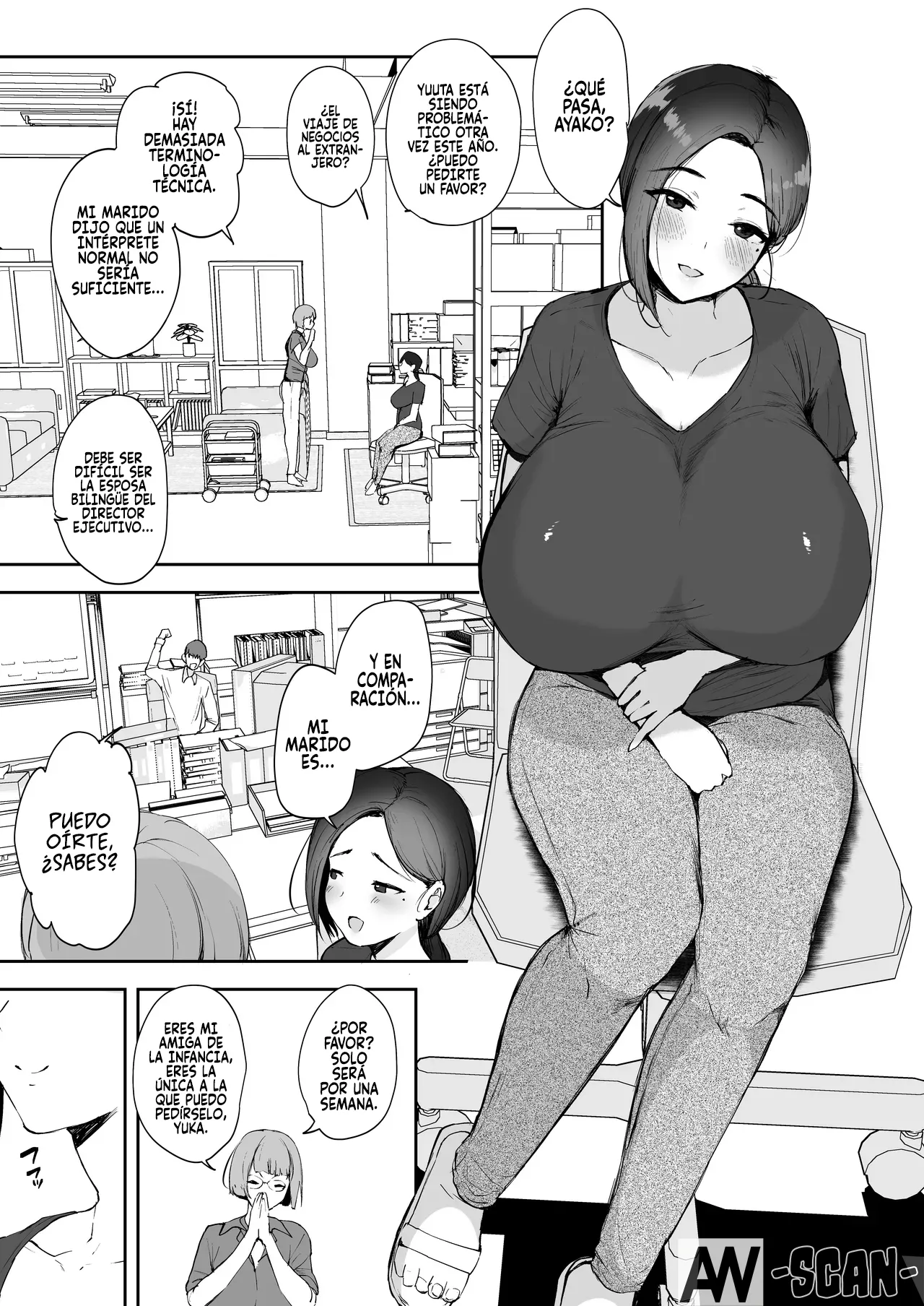 AV Gokko 2 ~Kusogaki Chinponi Ochiru Kyonyuzuma~｜Grabación AV 2 ~Una esposa tetona se enamora del pene de un mocoso malcriado~ page 4 full