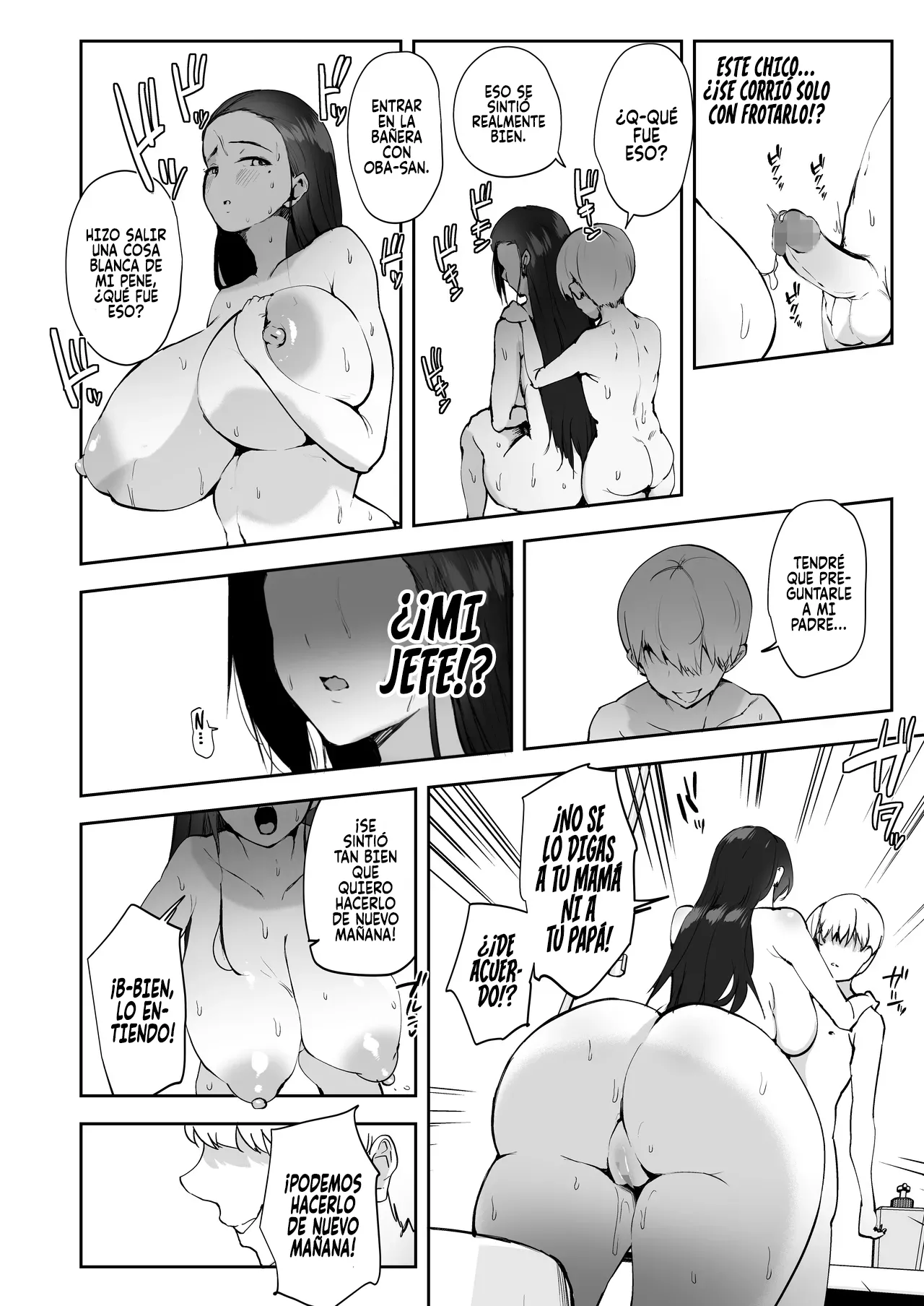 AV Gokko 2 ~Kusogaki Chinponi Ochiru Kyonyuzuma~｜Grabación AV 2 ~Una esposa tetona se enamora del pene de un mocoso malcriado~ page 9 full