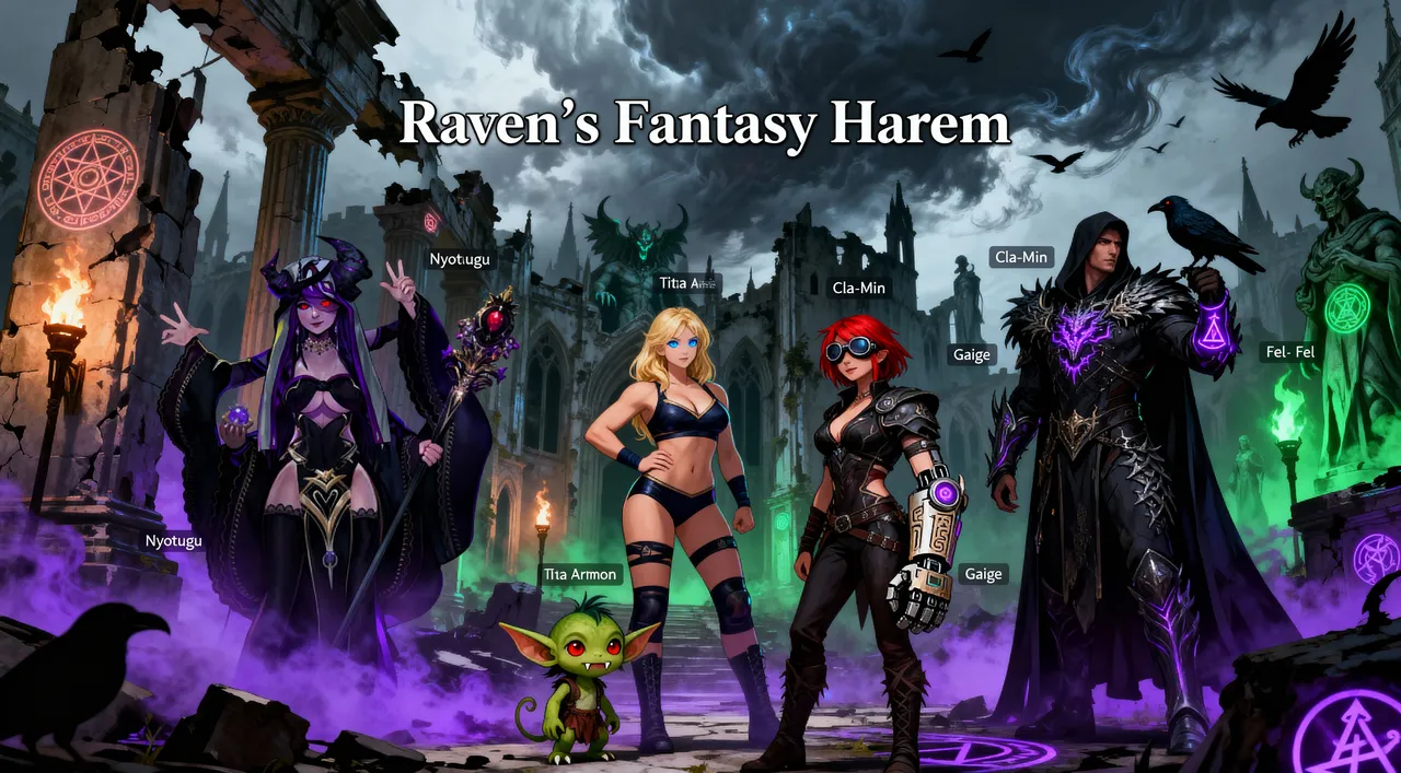 Raven Fantasy Girls page 5 full