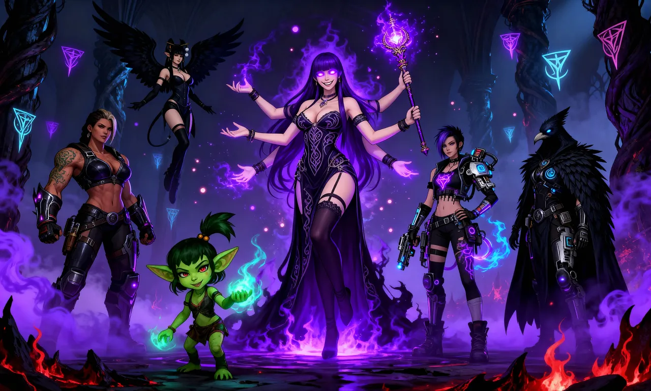 Raven Fantasy Girls page 6 full