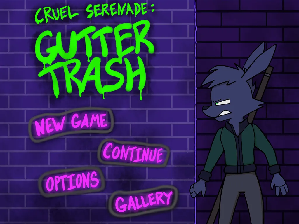 Cruel Serenade : Gutter Trash page 1 full