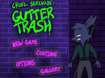 Cruel Serenade : Gutter Trash cover
