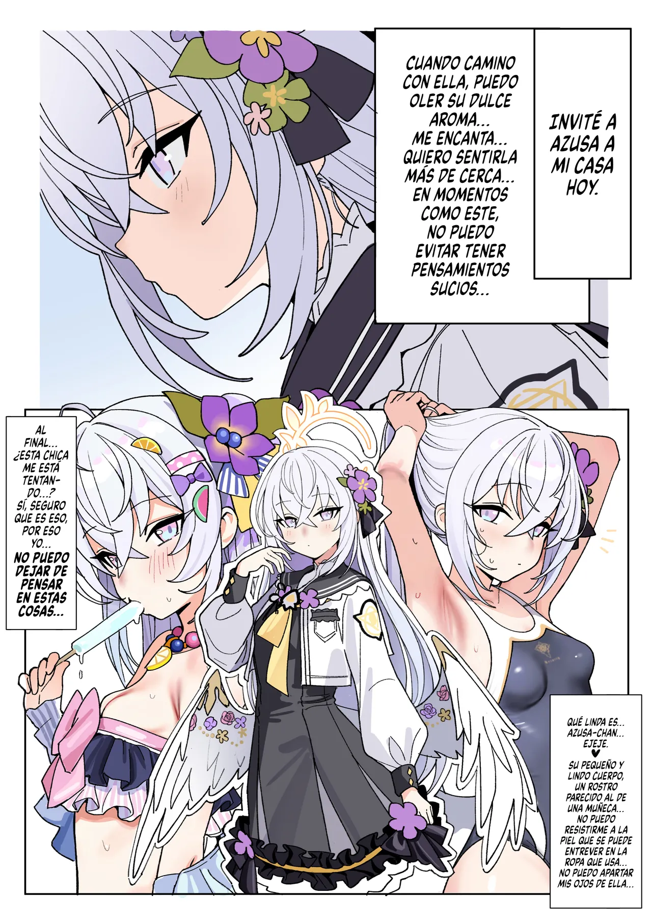 Hakudaku Tenshi to no, Torokeru You na Joukou page 3 full