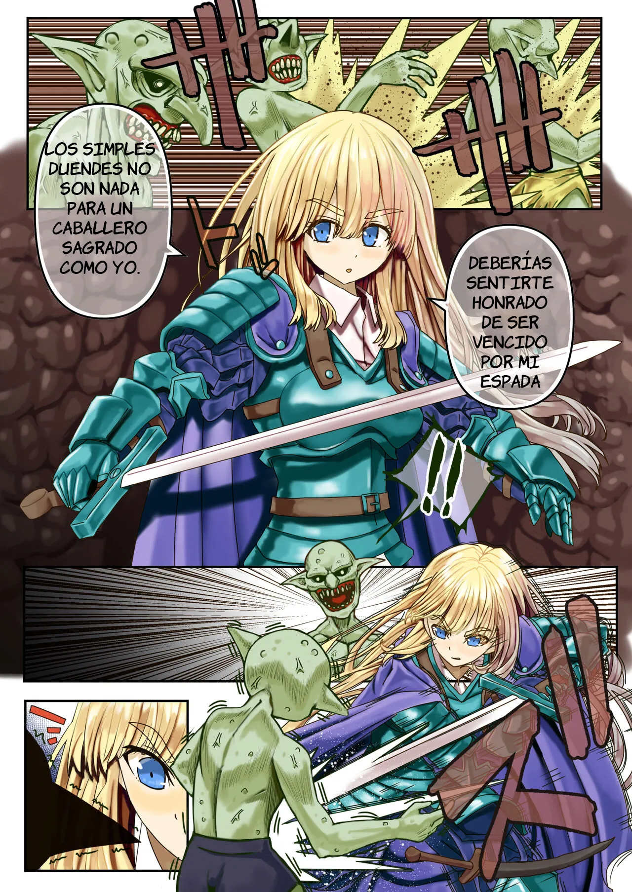 Goburin Hyoui ~ Nottorareta Onna Kishi ~ page 2 full