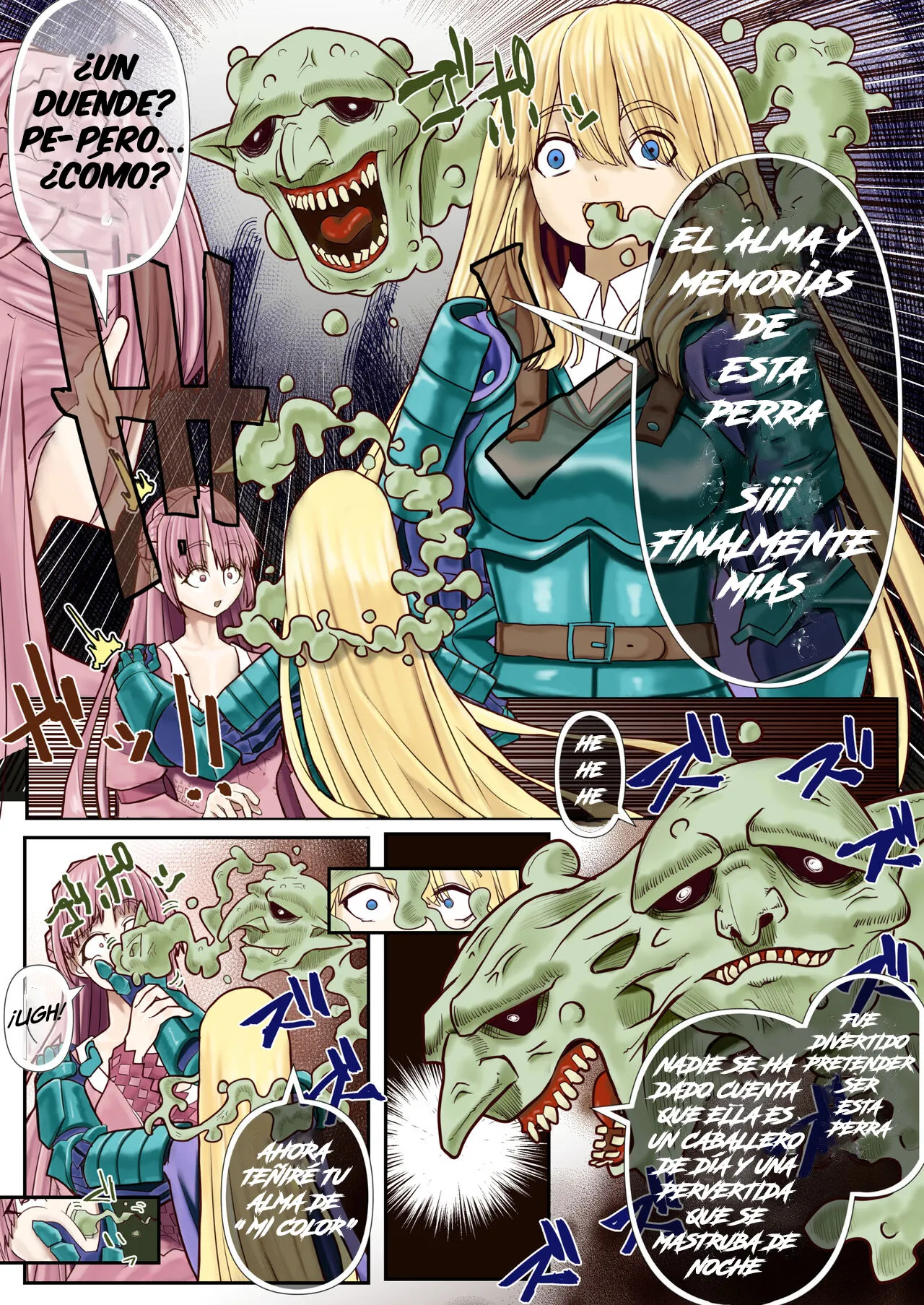 Goburin Hyoui ~ Nottorareta Onna Kishi ~ page 9 full