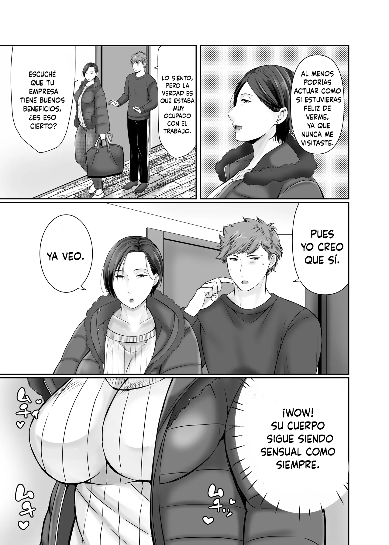 Hitorigurashi no Musuko ni Semararete page 3 full