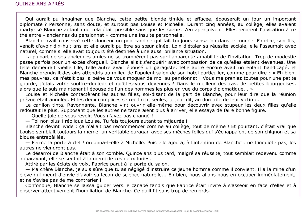 Douleurs Fugitives page 10 full