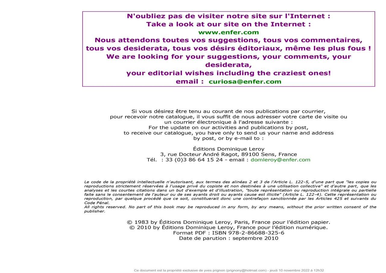 Douleurs Fugitives page 3 full