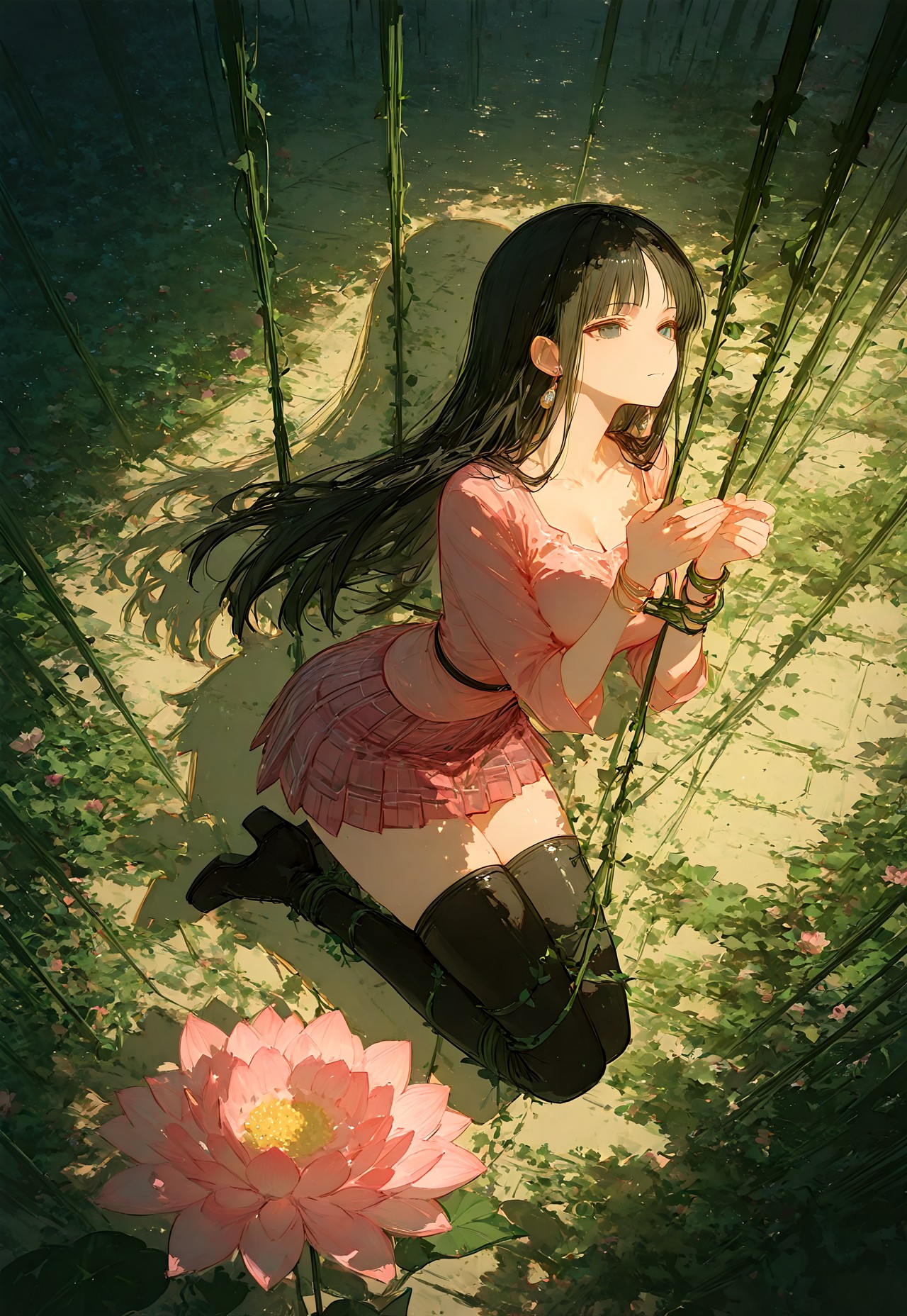 NICO ROBIN'S SHIBARI SUSPENSION: DUTCH ANGLE WET PANTY SHOT page 4 full
