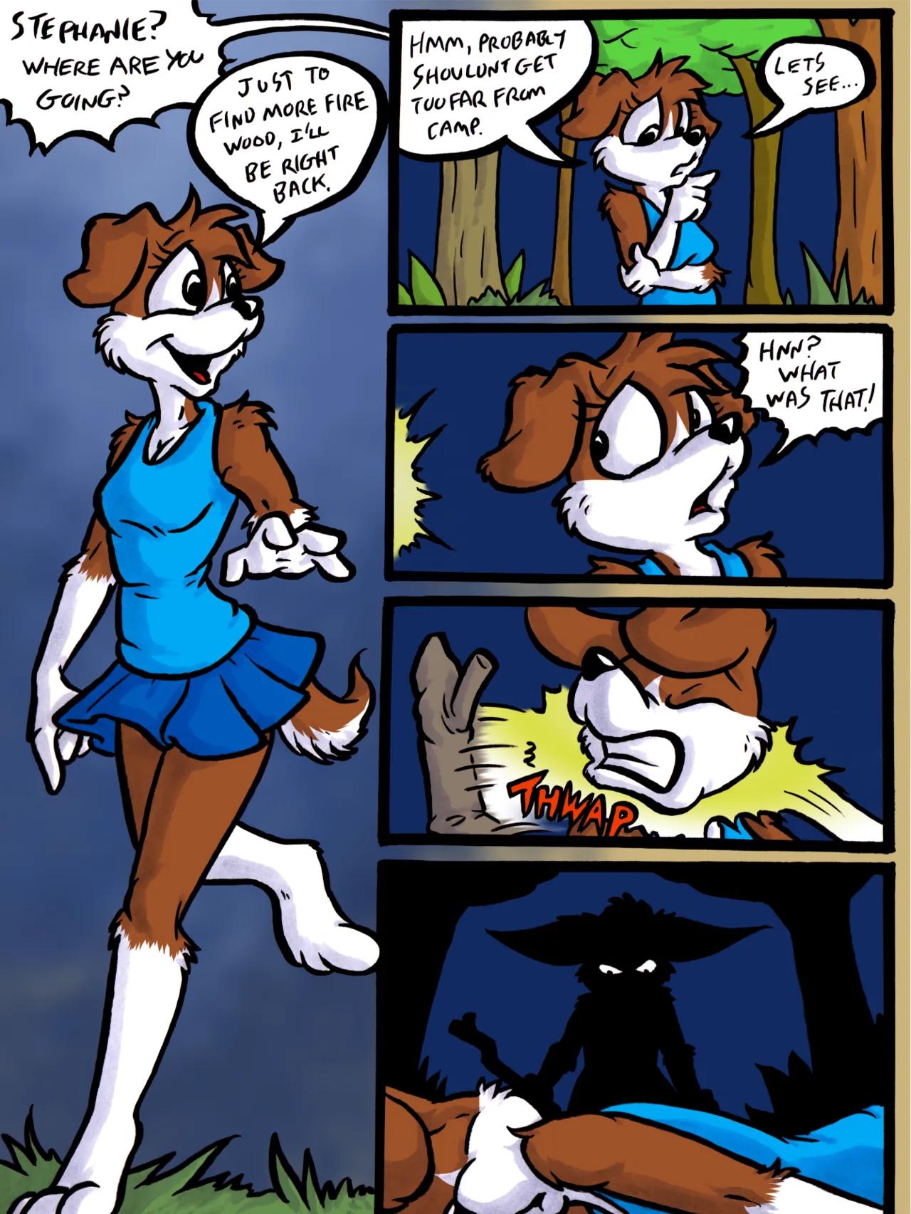 Romp in the Woods page 1 full