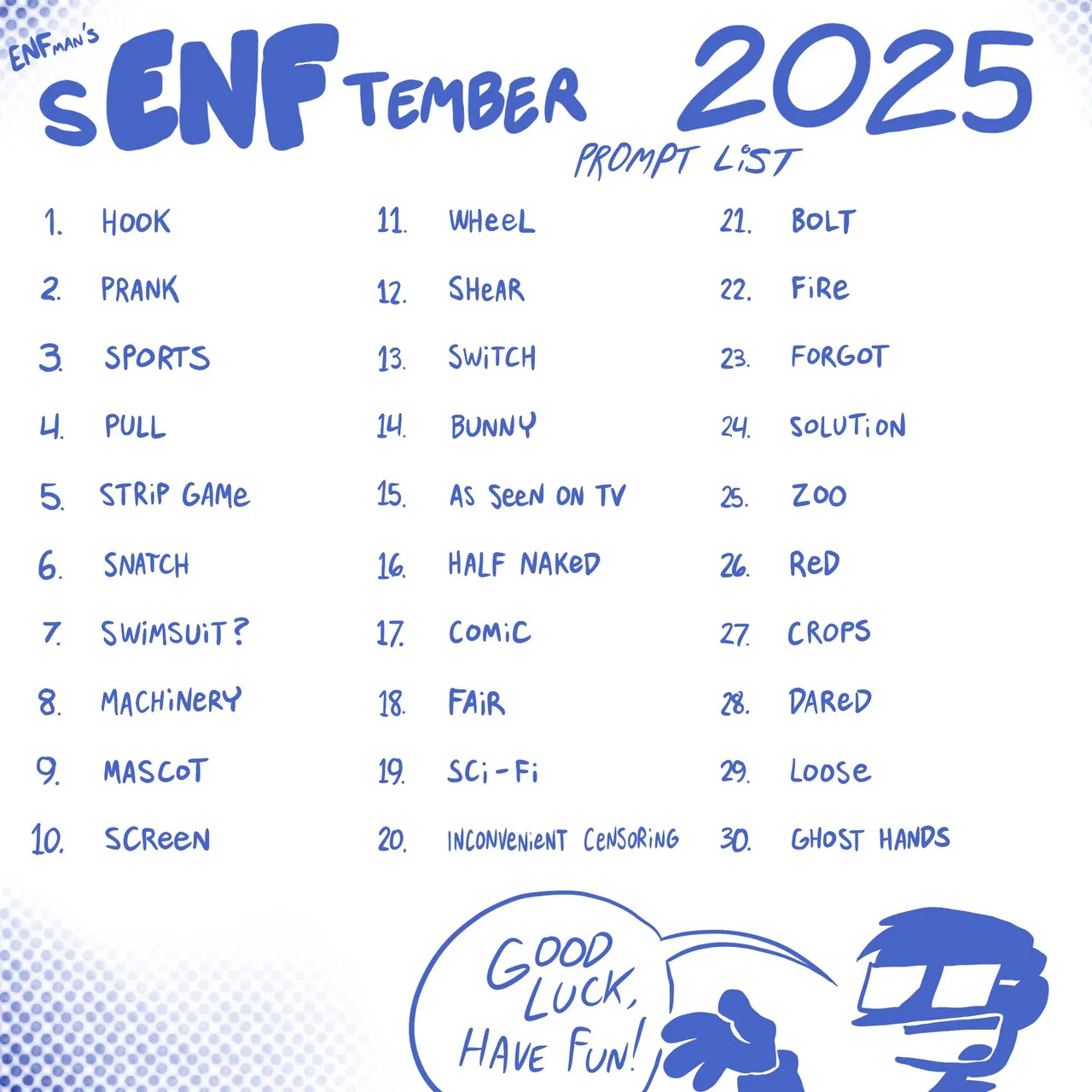 Millie Late sENFtember 2025 page 1 full