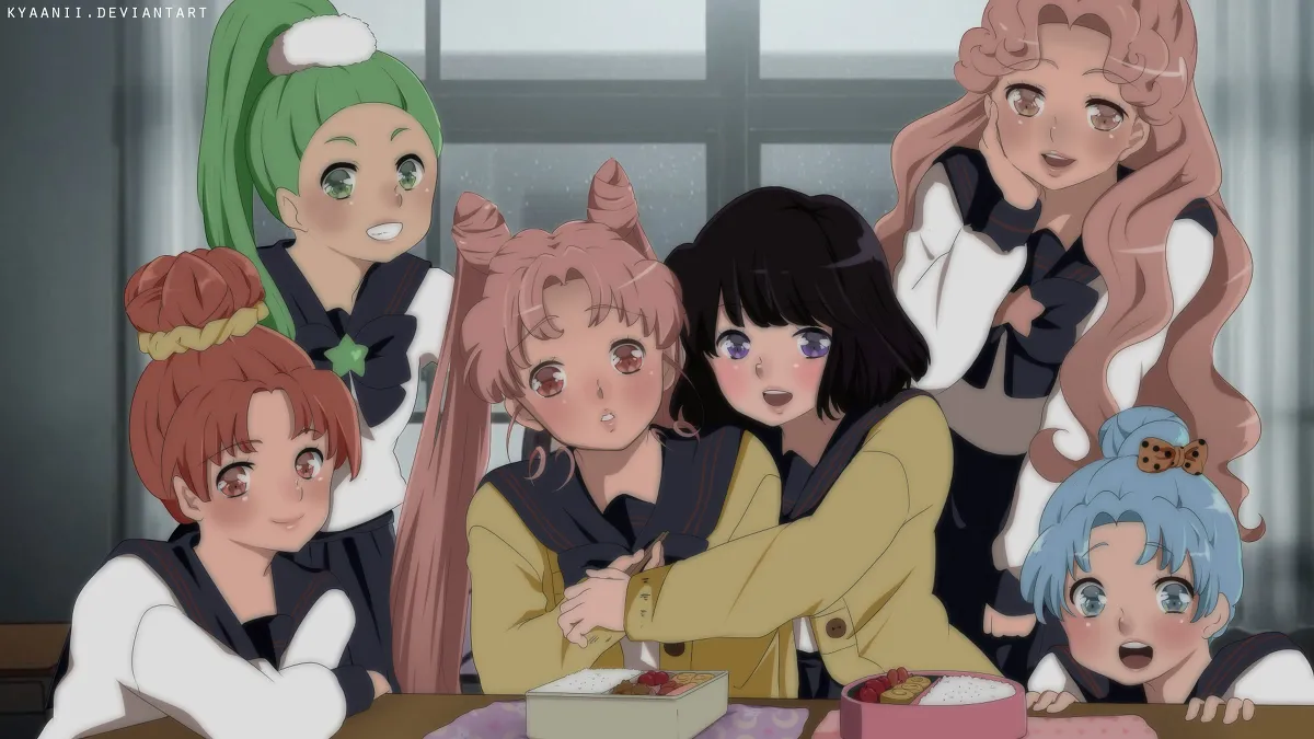 sailor moon and megaman art compilation page 6 full