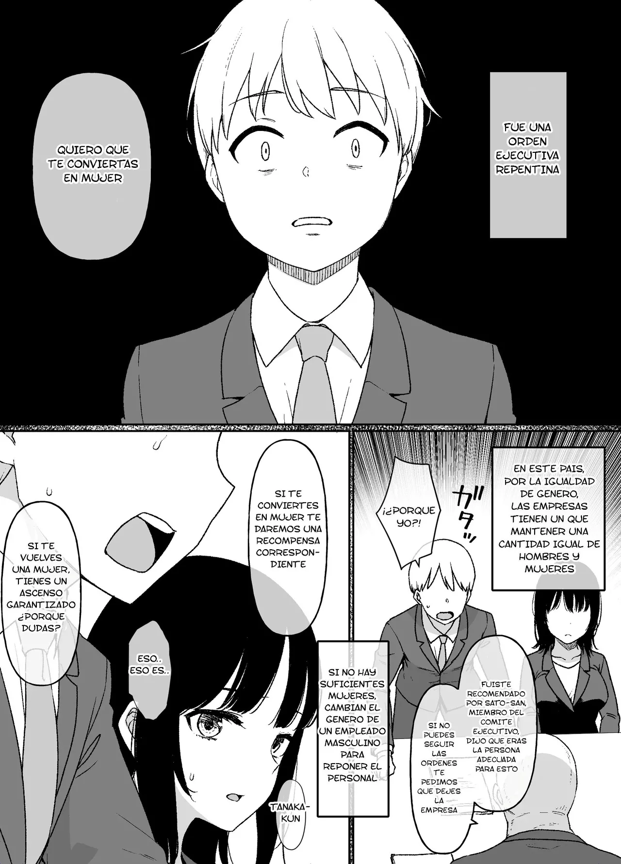 Nyotaika Seido no Aru Kaisha | Una empresa con un sistema de feminización page 2 full