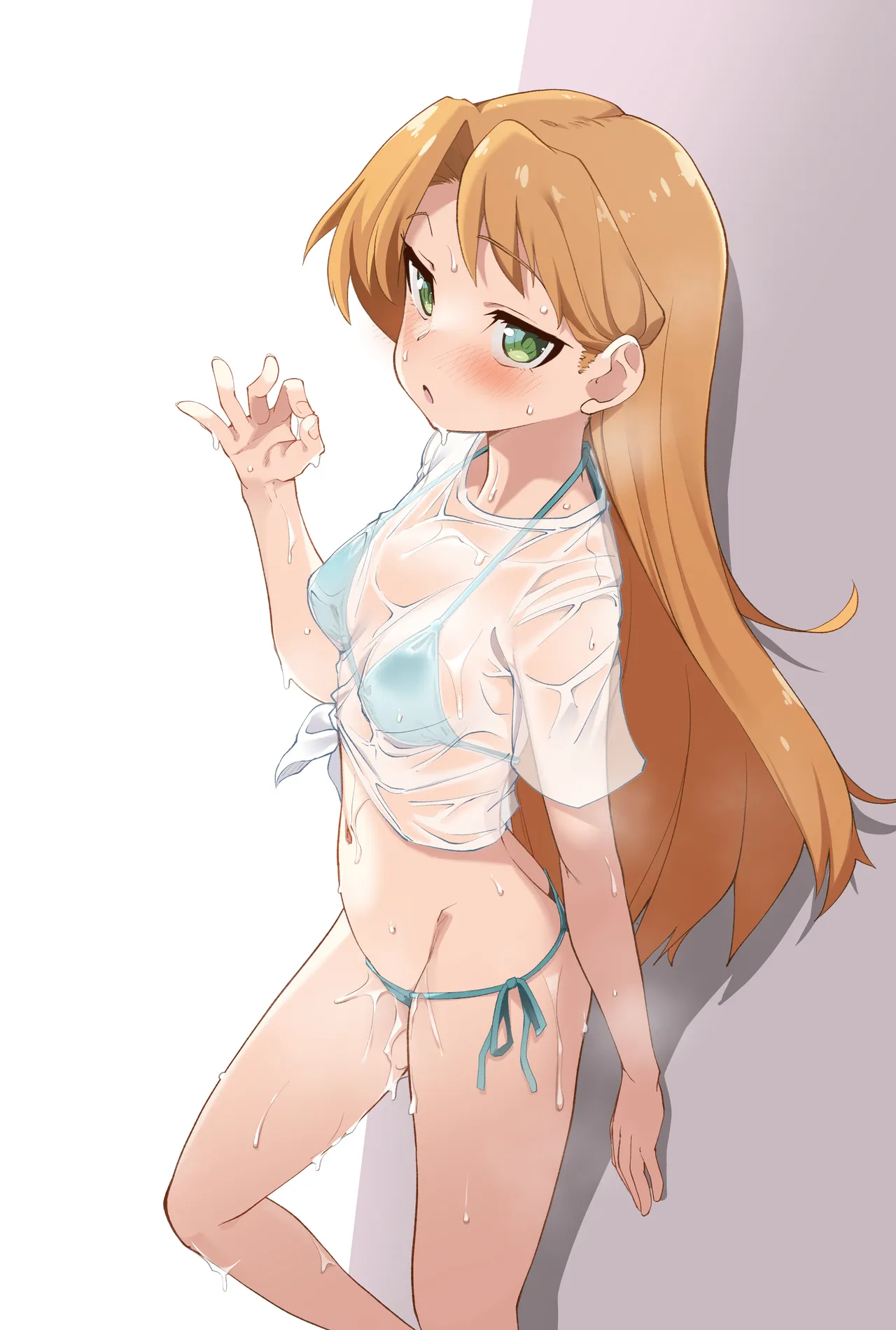 えっちなジェスチャーの水着瑠璃 瑠璃の宝石） page 1 full