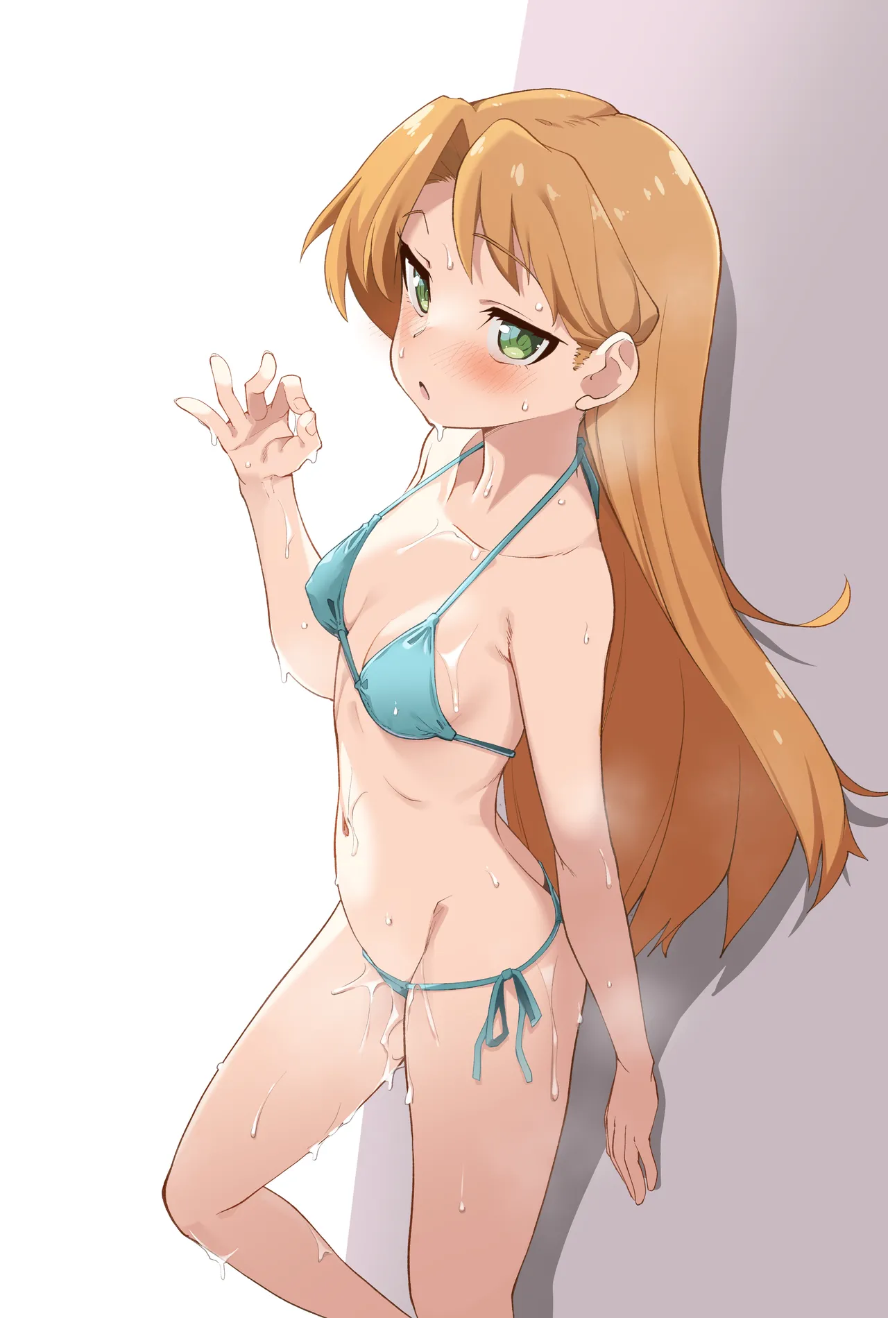 えっちなジェスチャーの水着瑠璃 瑠璃の宝石） page 2 full