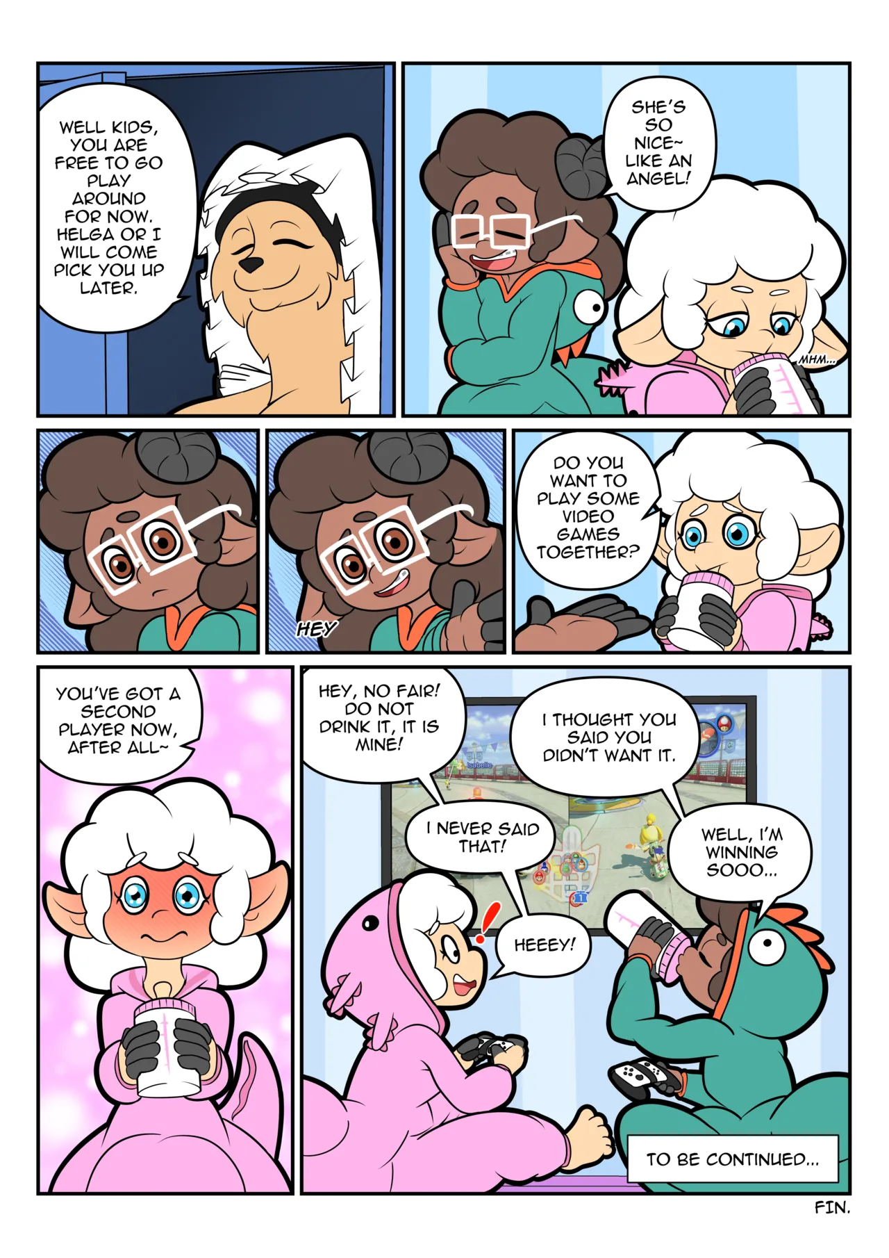 Comic: Chapter 3 - Morning Routine page 10 full