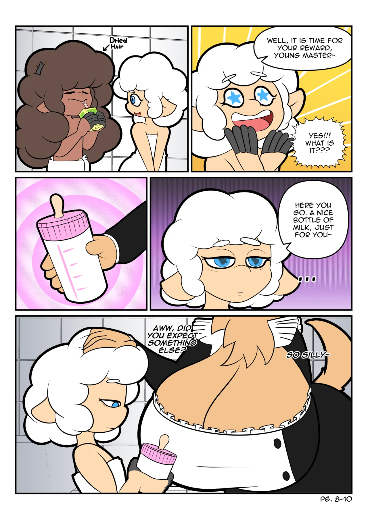 Comic: Chapter 3 - Morning Routine page 8 full