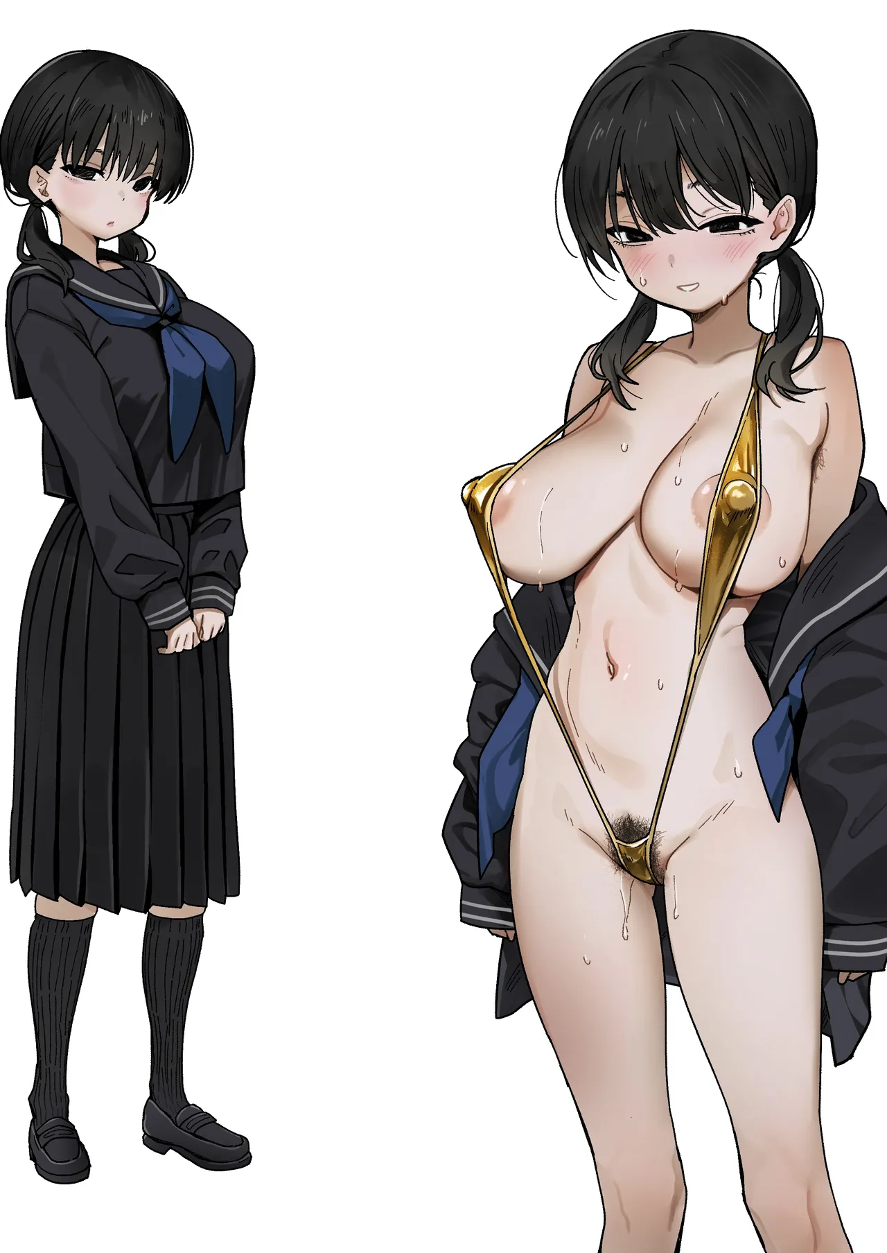 至高の黒セーラー服を描きたくて産まれた娘ちゃん page 5 full