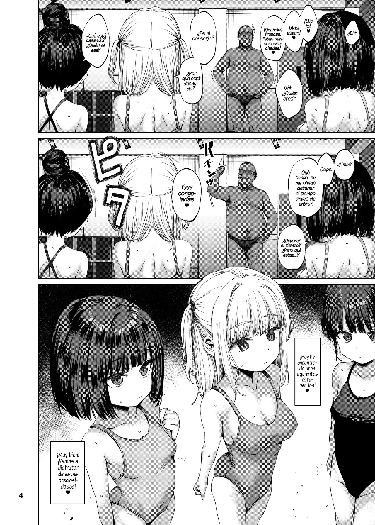 Hontou ni Ita!! Jikan Teishi Oji-san 4｜¡¡Estuvo Aquí!! El Ojisan que Detiene el Tiempo 4 page 3 full