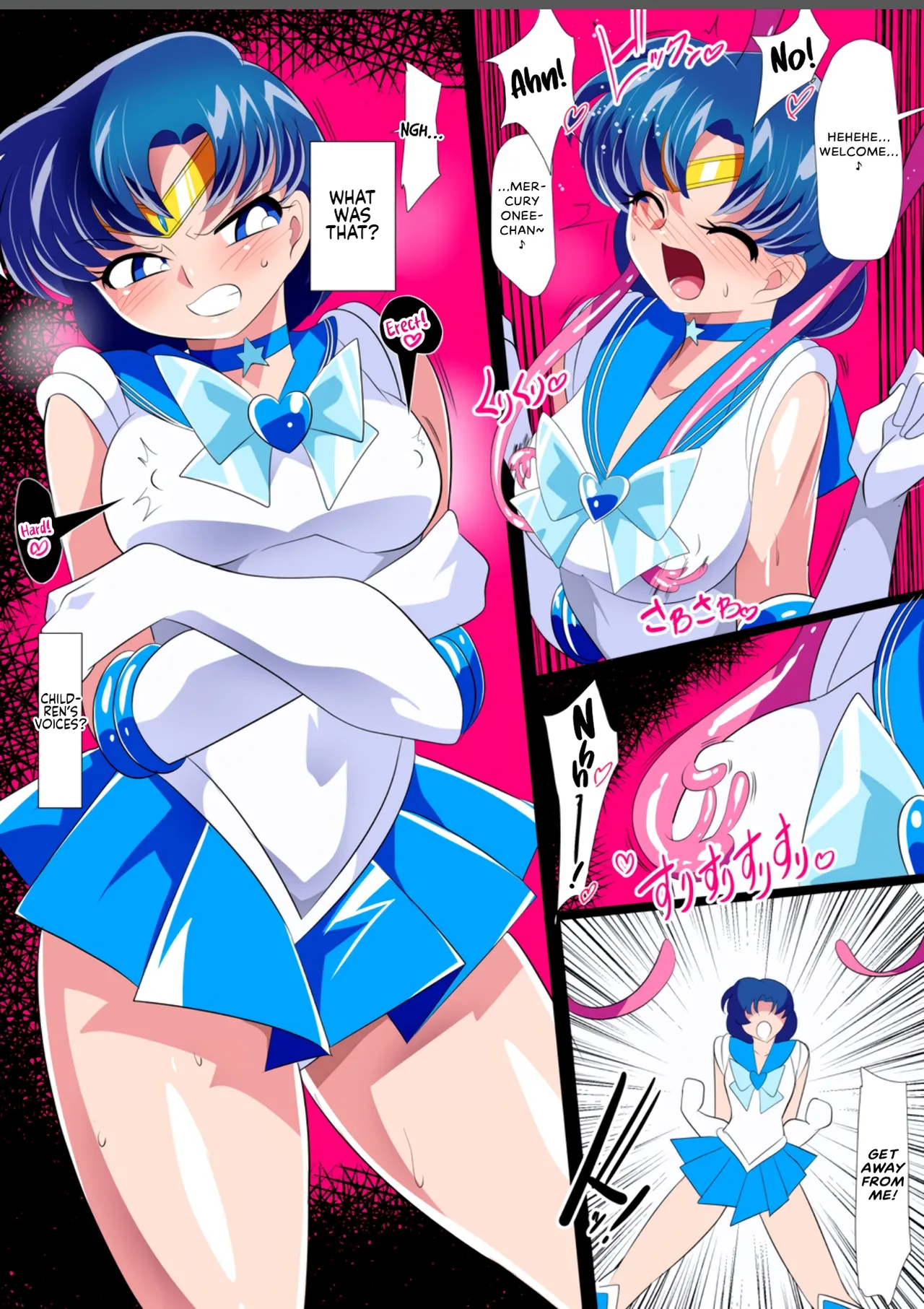 Suisei no Haiboku 2 - Sailor Senshi VS Ero Dungeon | Mercury’s Defeat 2 - Sailor Guardian vs. Ero Dungeon page 4 full