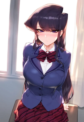 Blacked Komi Shoko cover