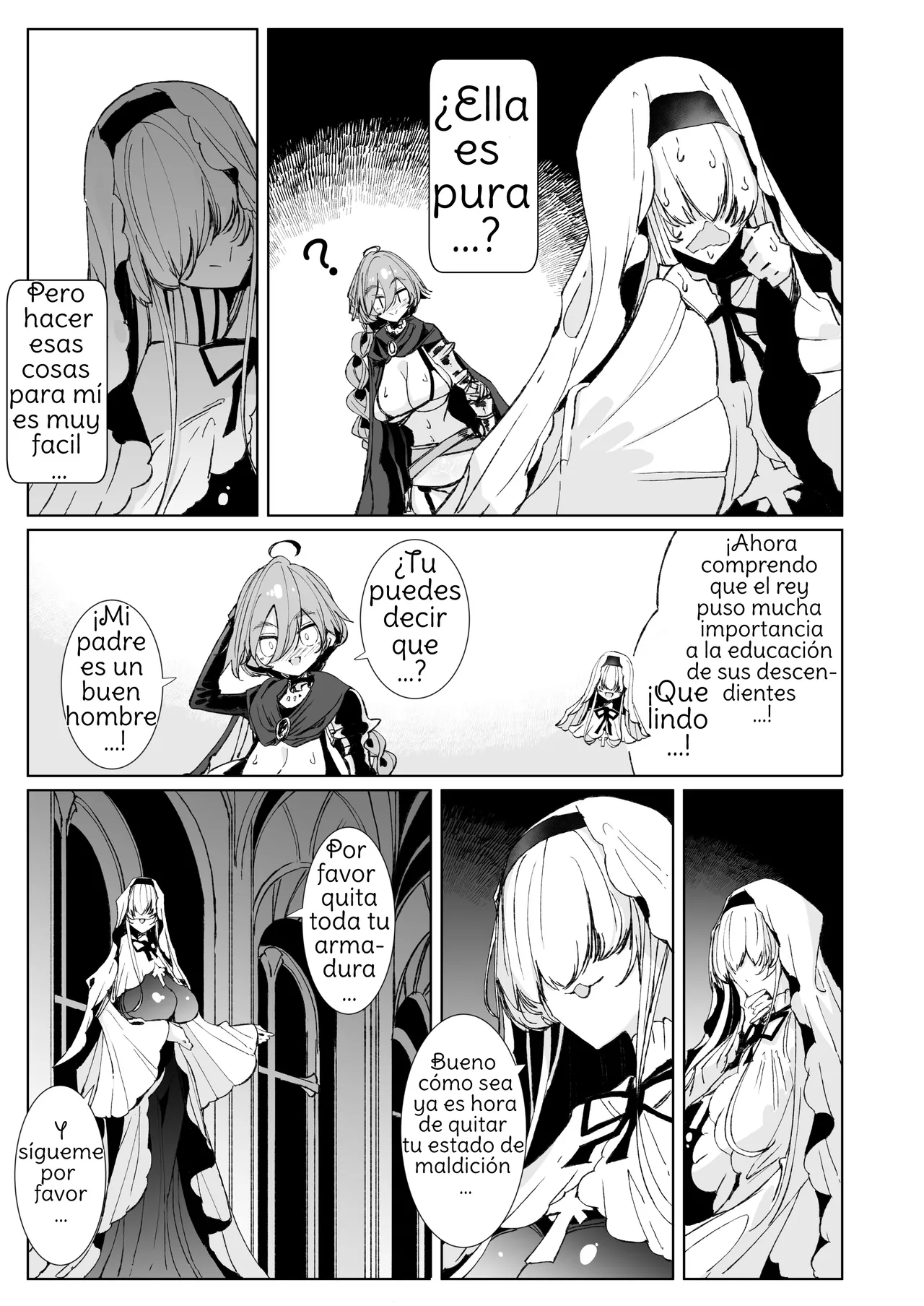 The Marked Oblivious Princess Knight and the Succubus Sister's All-You-Can-Eat Lesbian Oil Massage page 10 full