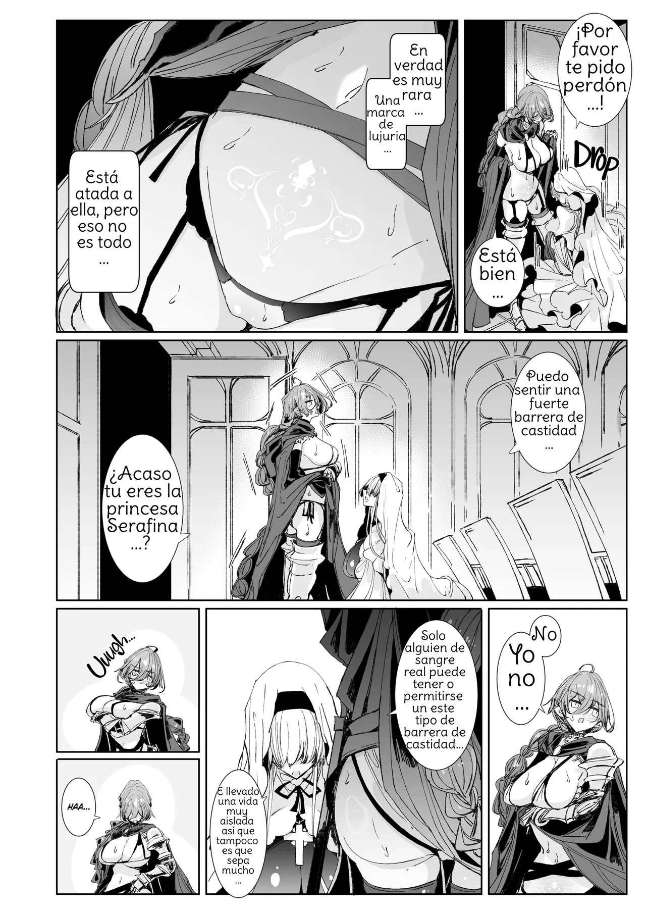 The Marked Oblivious Princess Knight and the Succubus Sister's All-You-Can-Eat Lesbian Oil Massage page 5 full