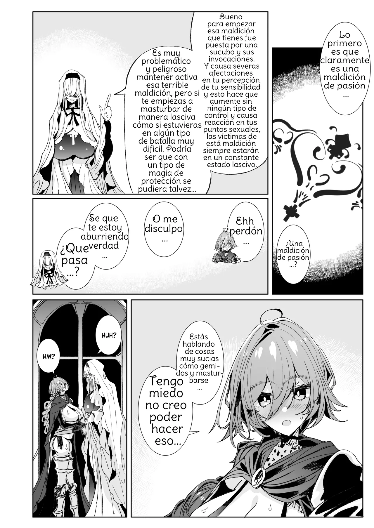 The Marked Oblivious Princess Knight and the Succubus Sister's All-You-Can-Eat Lesbian Oil Massage page 9 full