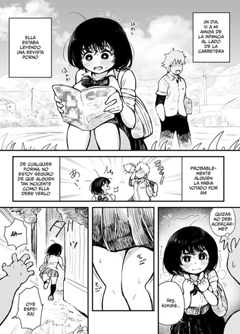Erohon de Hatsujou Shichatta Osananajimi｜Mi amiga de la infancia se emociona por una revista para adultos cover