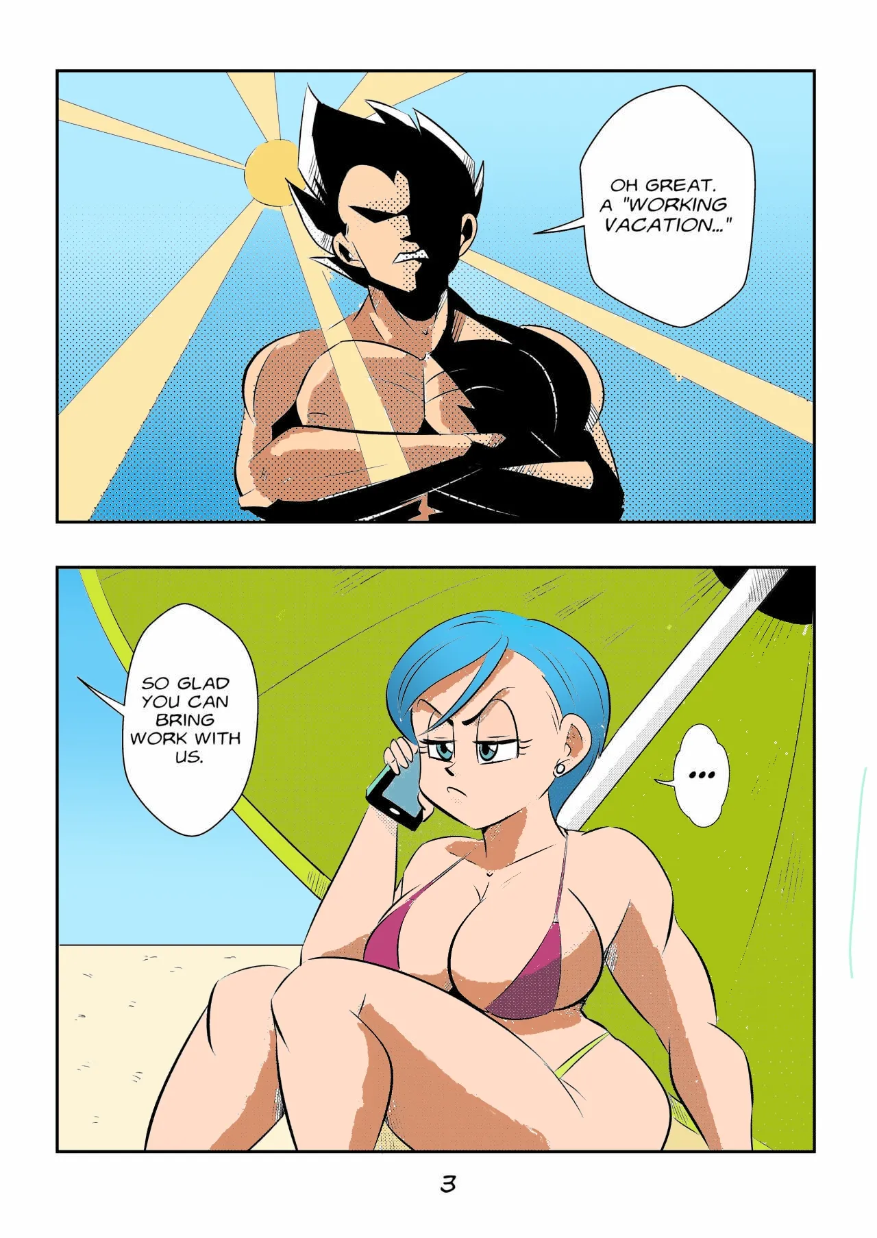 Beach call colorized page 3 full