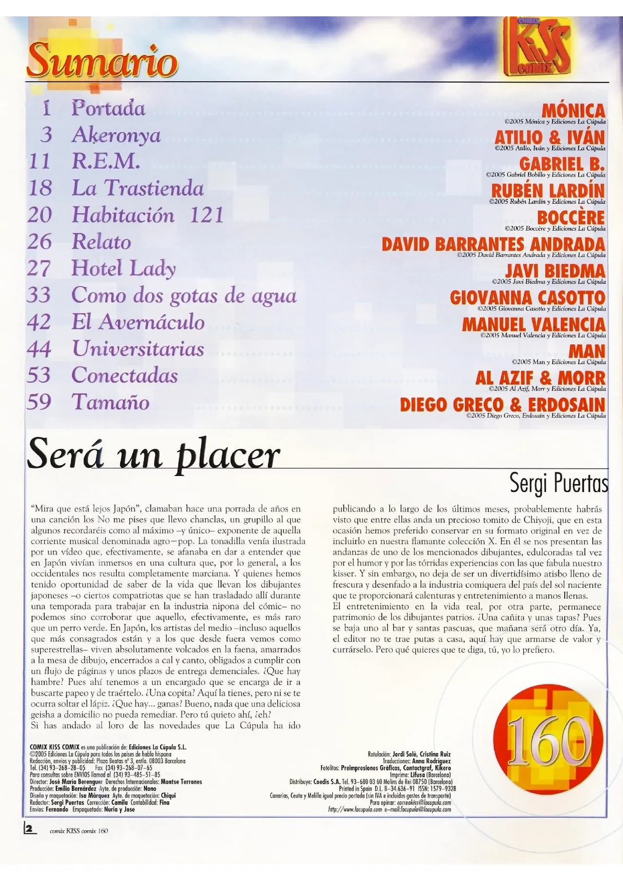 Kiss Comix #160 page 2 full