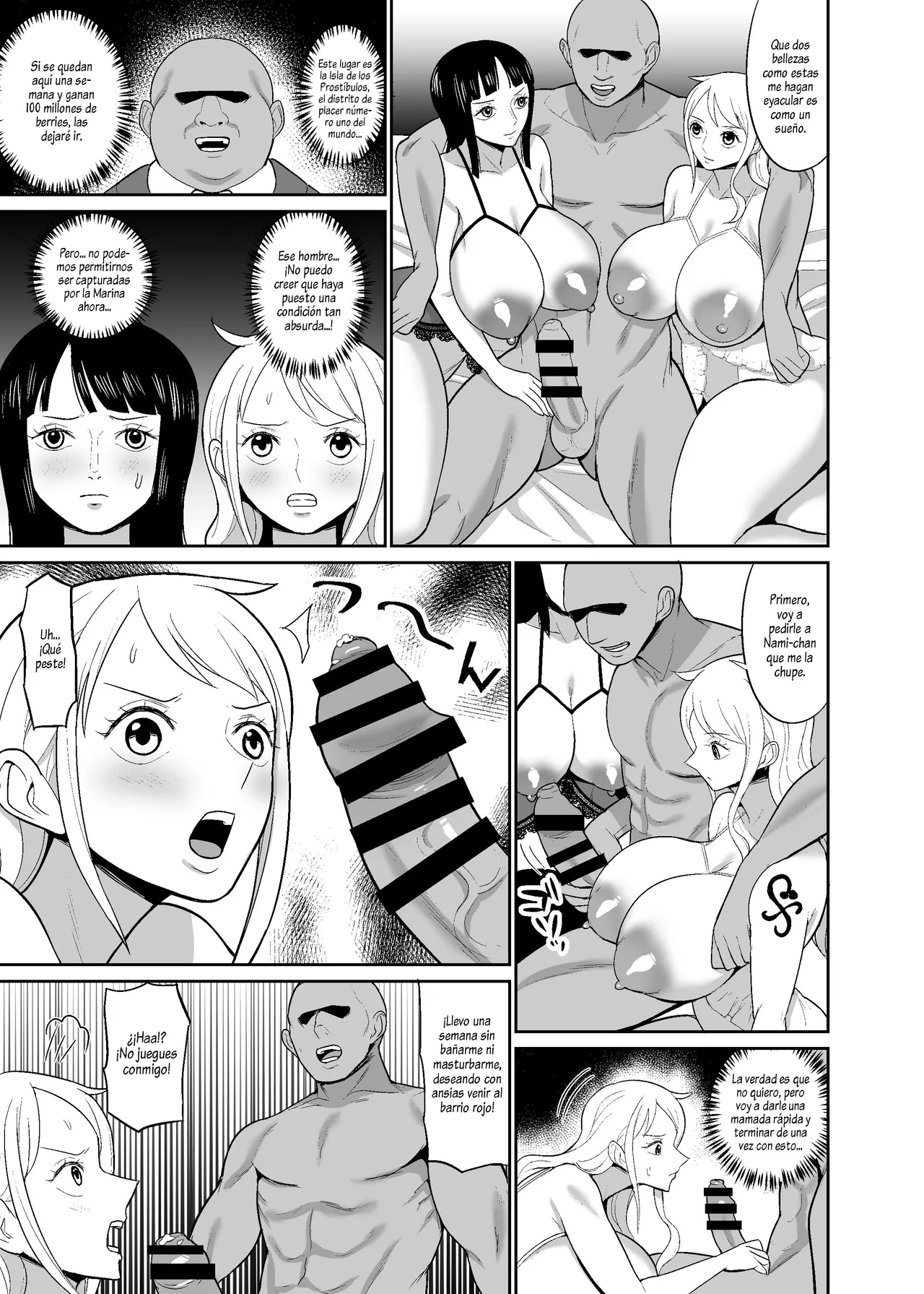 Ichi Oku Berī Kasegu made Derarenai Fūzoku Shima｜La Isla De Los Prostíbulos De La Que No Puedes Salir Hasta Ganar Cien Millones De Berries. page 6 full